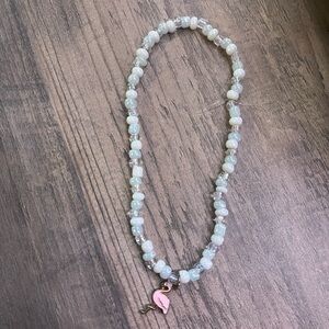 Handmade gold flamingo anklet! 🦩